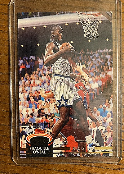 1992-93 Topps Stadium Club #247 Shaquille O'Neal Rookie — front