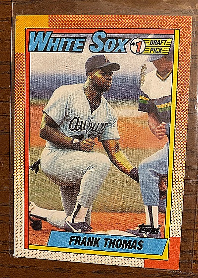 1990 Topps #414 Frank Thomas — front