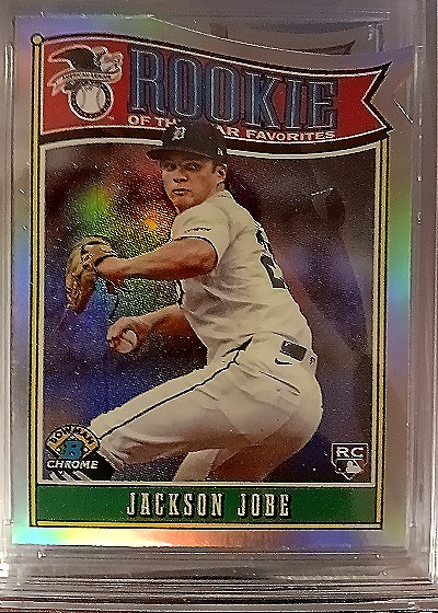 2025 Bowman Chrome #ROY-3 Jackson Jobe Rookie of the Year Favorites — front