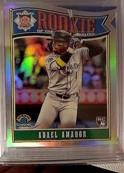 2025 Bowman Chrome #ROY-13 Adael Amador Rookie of the Year Favorites — front