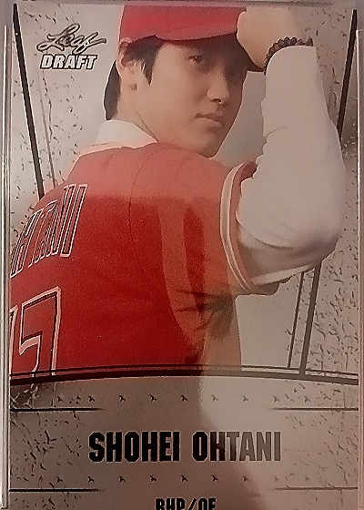 2018 Leaf Draft #DS-01 Shohei Ohtani — front
