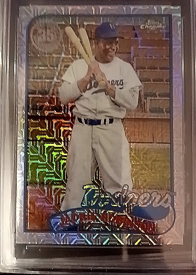 2024 Topps Chrome Series 2 1989 Topps Chrome Mojo Jackie Robinson #2T89C-67 — front