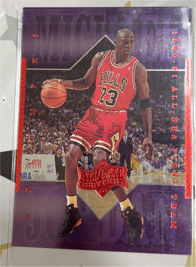 1999 Upper Deck Athlete of the Century #42 Michael Jordan — front
