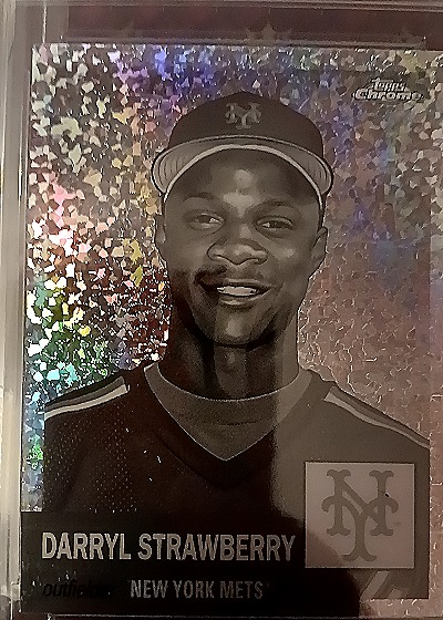 2022 Topps Chrome Platinum Anniversary #45 Darryl Strawberry — front