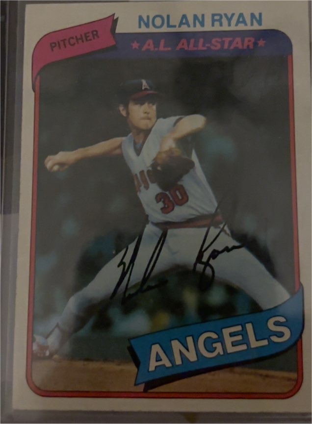 1980 Topps #580 Nolan Ryan — front