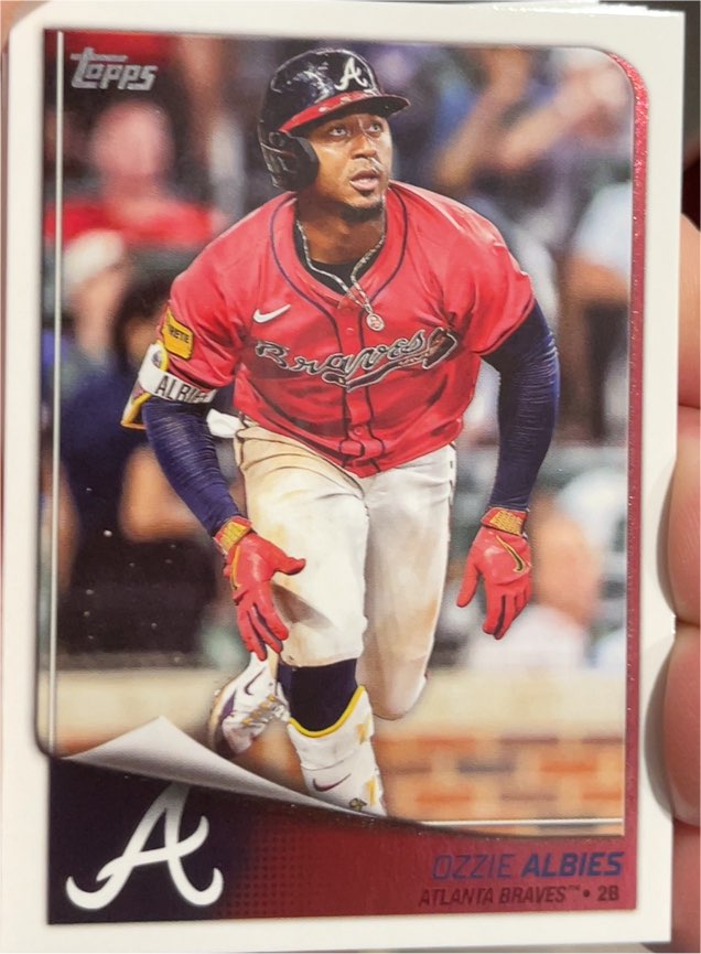2025 Topps Flagship Collection #13 Ozzie Albies — front