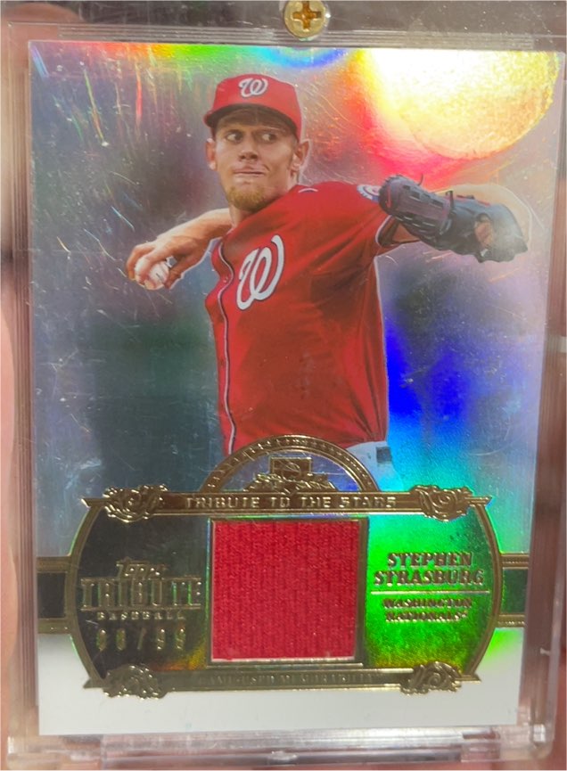 2013 Topps Tribute Tribute to the Stars #TTSR-SS Stephen Strasburg — front
