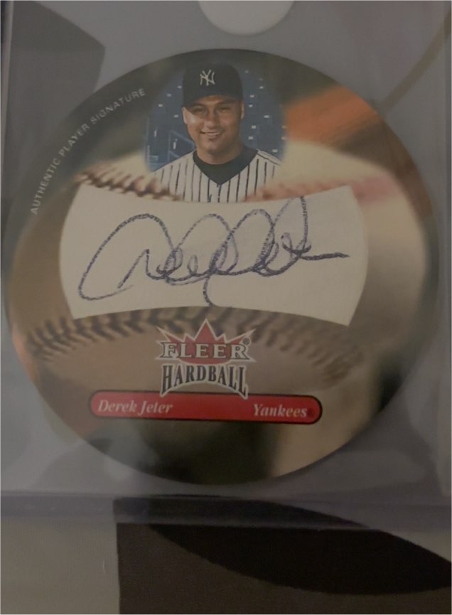 2003 Fleer Hardball #DJ Derek Jeter — front