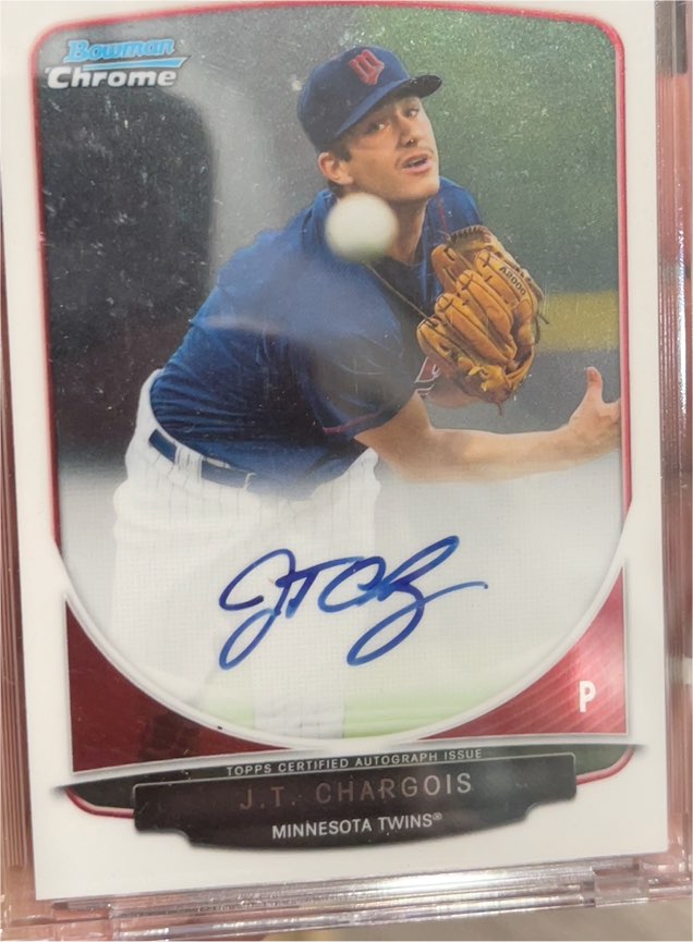 2013 Bowman Chrome #BCA-JC J.T. Chargois — front