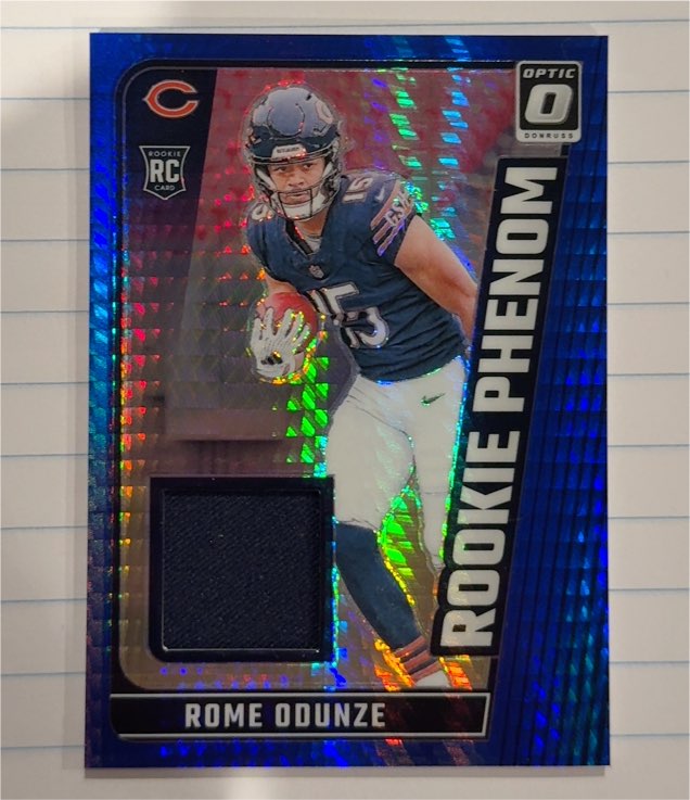 2024 Donruss Optic Rookie Phenom #RPB-ROE Rome Odunze — front