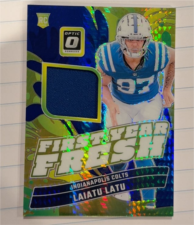 2024 Donruss Optic #FYF-LLU Laiatu Latu — front