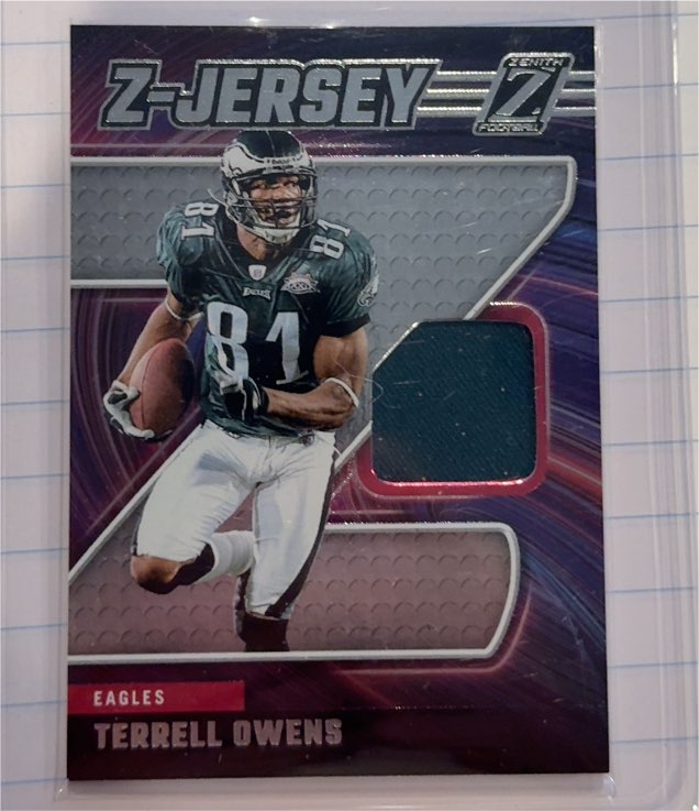 2024 Panini Zenith Z-Jersey #ZJ35 Terrell Owens — front