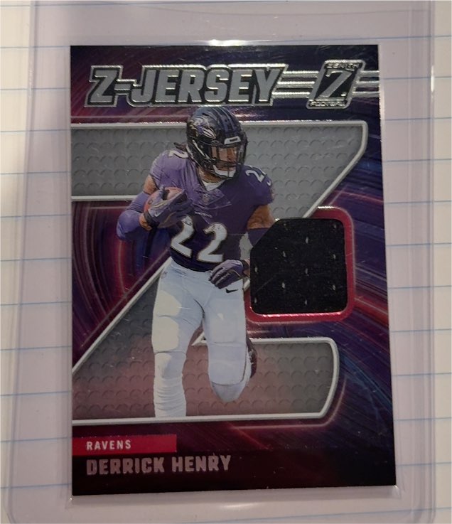 2024 Panini Zenith - Z-Jersey Derrick Henry #ZJ22 — front