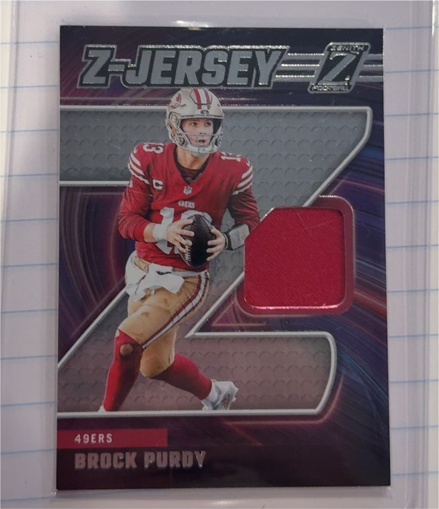 2024 Panini Zenith - Z Jersey Brock Purdy #ZJ36 — front