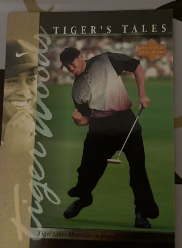 2001 Upper Deck Tiger's Tales #TT21 Tiger Woods — front