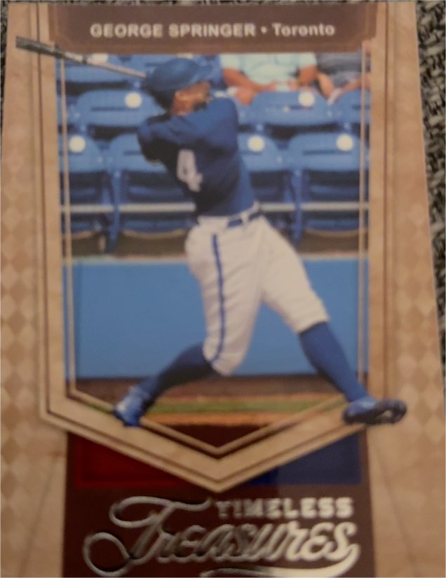 2021 Panini Chronicles Timeless Treasures #16 George Springer — front