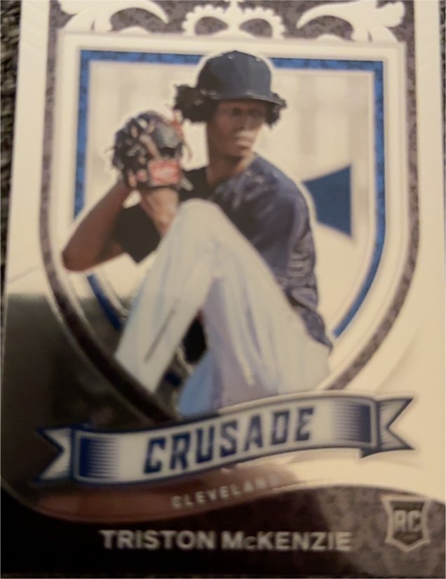 2021 Panini Chronicles #2 Triston McKenzie Crusade — front