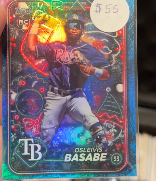 2024 Topps Holiday #H118 Osleivis Basabe — front