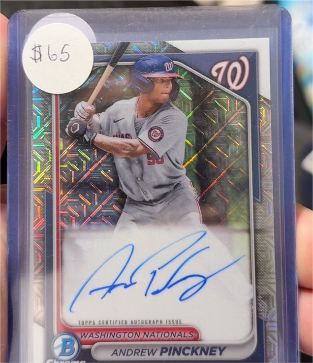 2024 Bowman Chrome #BMA-AP Andrew Pinckney — front