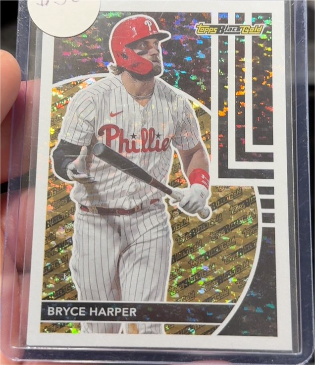 2024 Topps Update Series - Topps Black Gold #BG-5 Bryce Harper — front