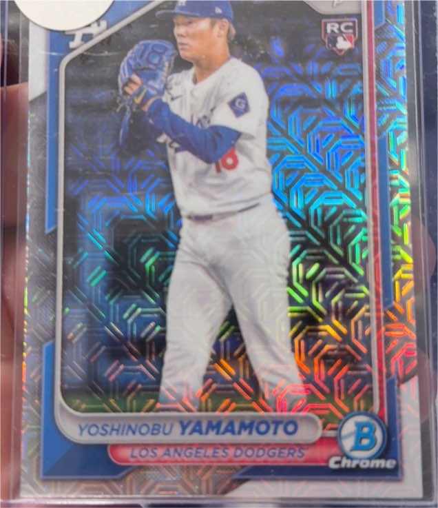 2024 Bowman Chrome #73 Yoshinobu Yamamoto — front