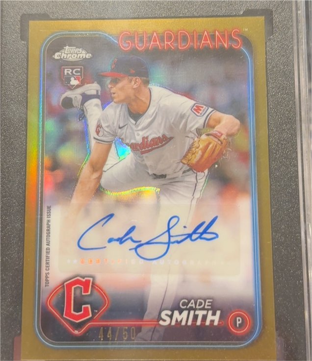 2024 Topps Chrome Update #44/50 Cade Smith — front