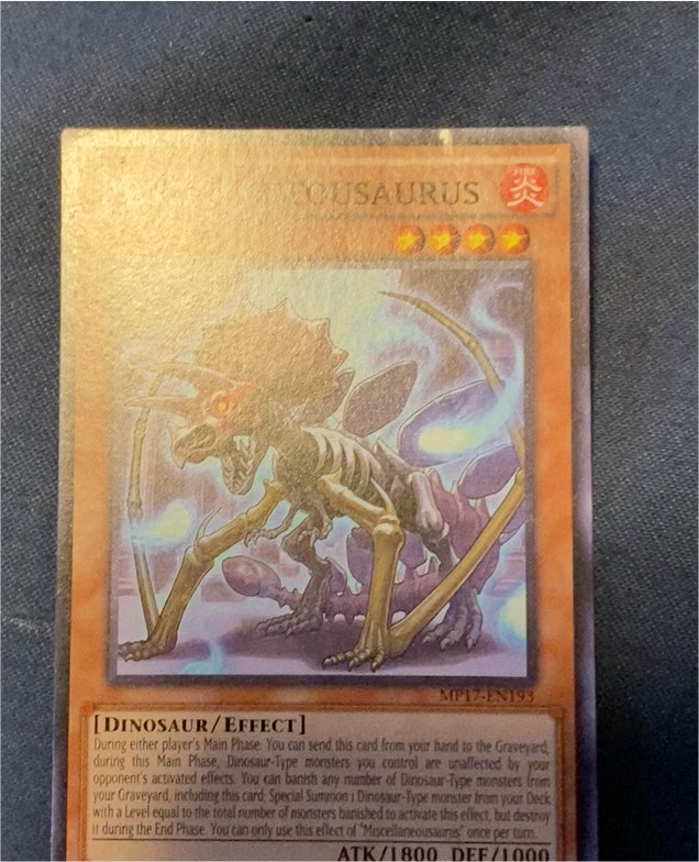 2017 Yu-Gi-Oh! MP17-EN193 Miscellaneousaurus — front