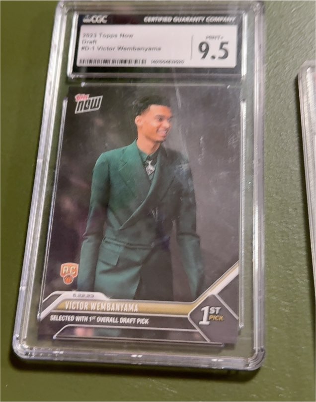 2023 Topps Now #D1 Victor Wembanyama — front