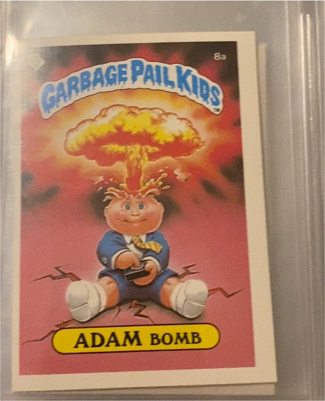 1985 Topps Garbage Pail Kids #8a Adam Bomb — front