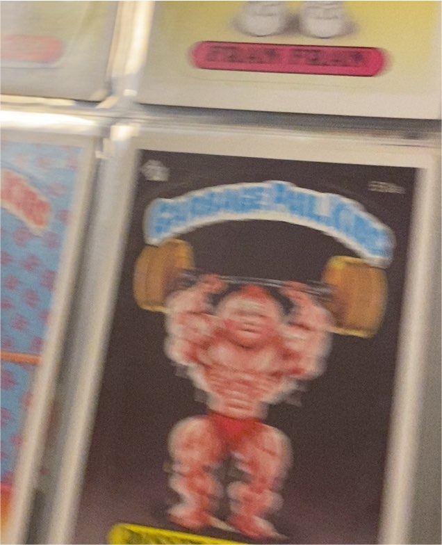 1985 Topps Garbage Pail Kids #51b Brett Sweat — front