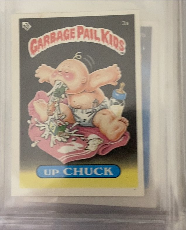 1985 Topps Garbage Pail Kids #3a Up Chuck — front