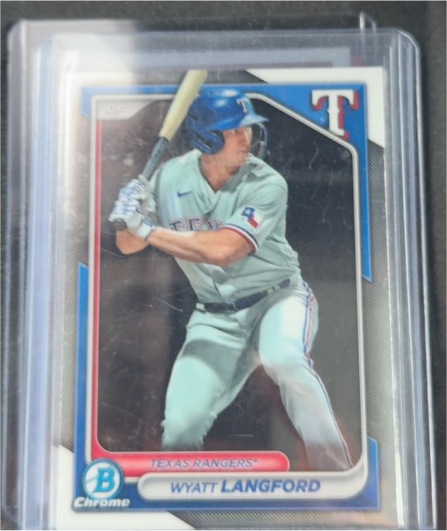 2024 Bowman Chrome #BCP-64 Wyatt Langford — front