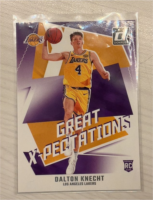 2024-25 Panini Donruss Great X-Pectations #3 Dalton Knecht — front