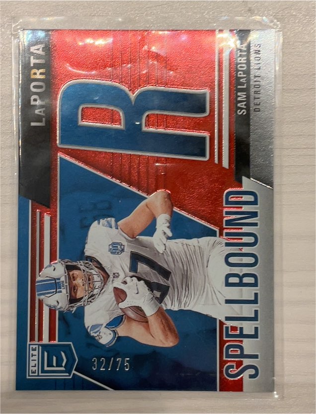 2024 Panini Donruss Elite #9 Sam LaPorta Spellbound — front