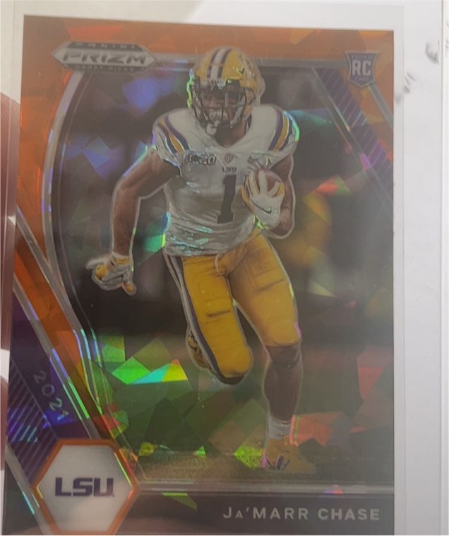 2021 Panini Prizm Draft Picks #112 Ja'Marr Chase — front