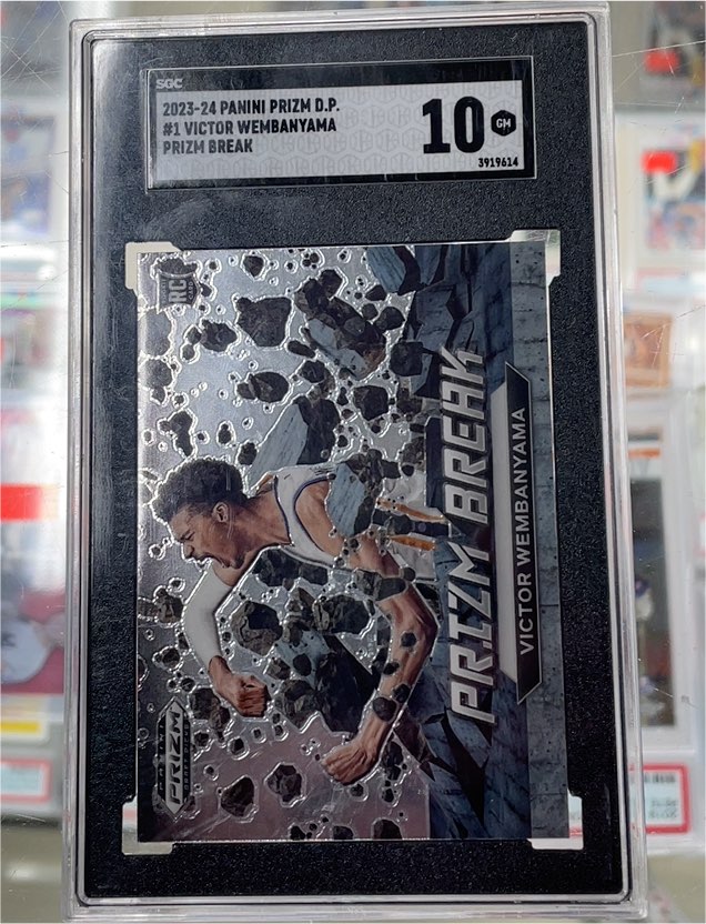 2023-24 Panini Prizm Draft Picks #1 Victor Wembanyama Prizm Break — front