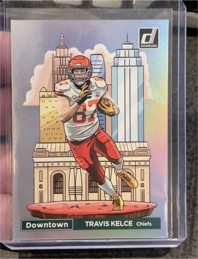 2024 Donruss Downtown #7 Travis Kelce — front