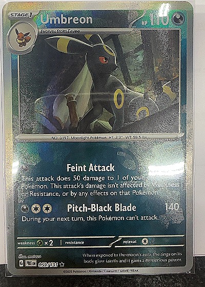 2025 Pokémon Scarlet & Violet Prismatic Evolutions #059 Umbreon — front