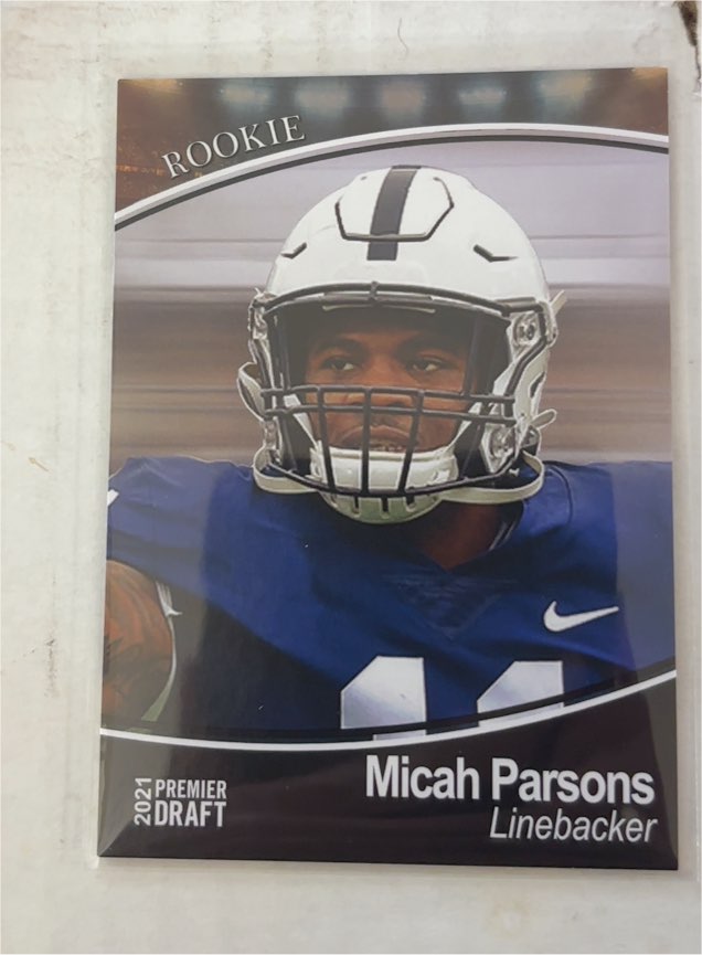 2021 Sage Premier Draft #10 Micah Parsons — front