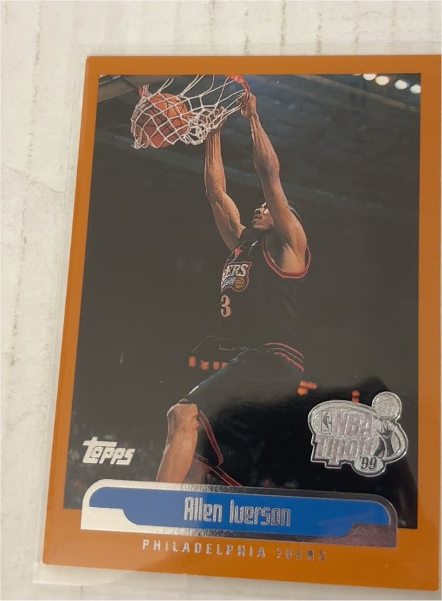 1999 Topps NBA Tipoff #66 Allen Iverson — front