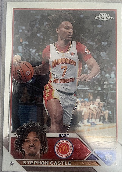 2023 Topps Chrome McDonald's All American #4 Stephon Castle — front