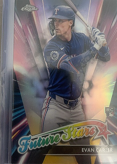 2024 Topps Chrome Update Series #FSU-13 Evan Carter Future Stars — front