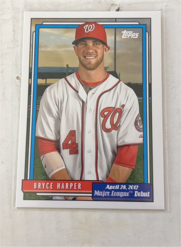 2022 Topps Archives #366 Bryce Harper — front