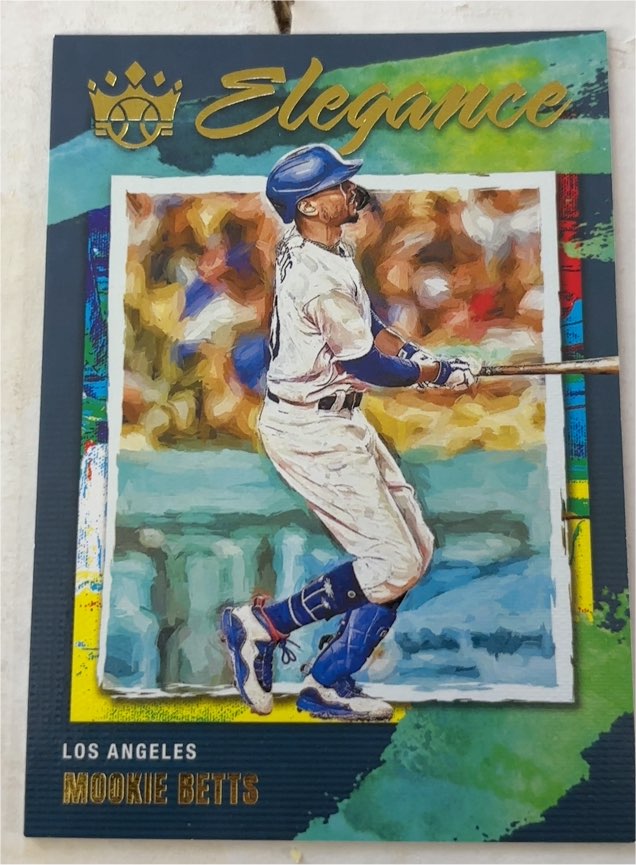 2022 Panini Diamond Kings Elegance #E-4 Mookie Betts — front