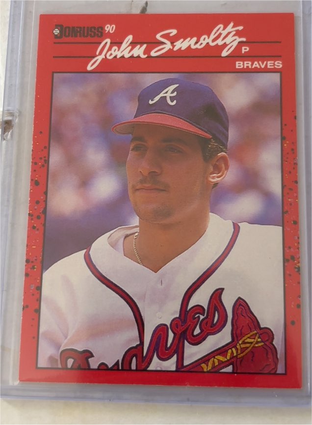 1990 Donruss #121 John Smoltz — front