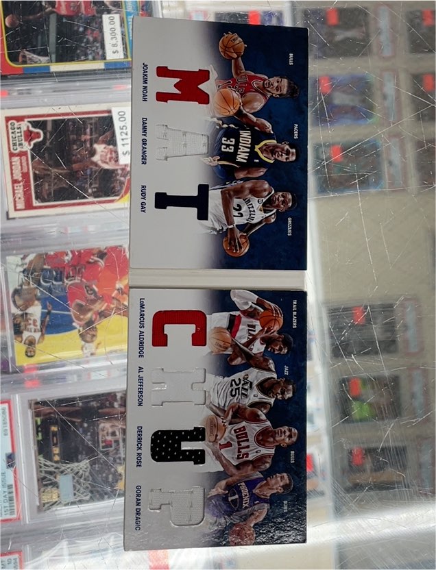 2012-13 Panini Preferred Multi-Player Memorabilia Booklet M-T-C-U-P — front