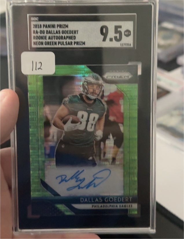 2018 Panini Prizm #RA-DO Dallas Goedert — front