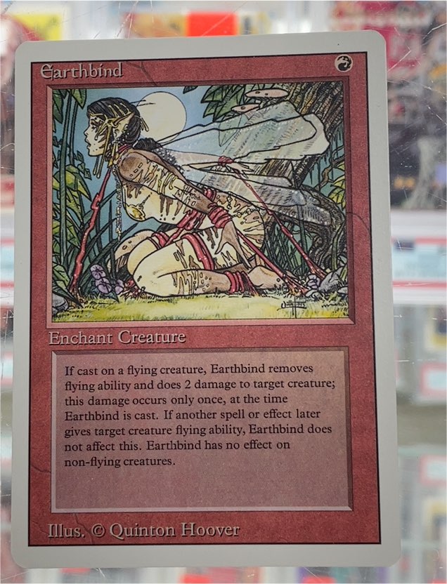 1994 Magic: The Gathering Earthbind — front