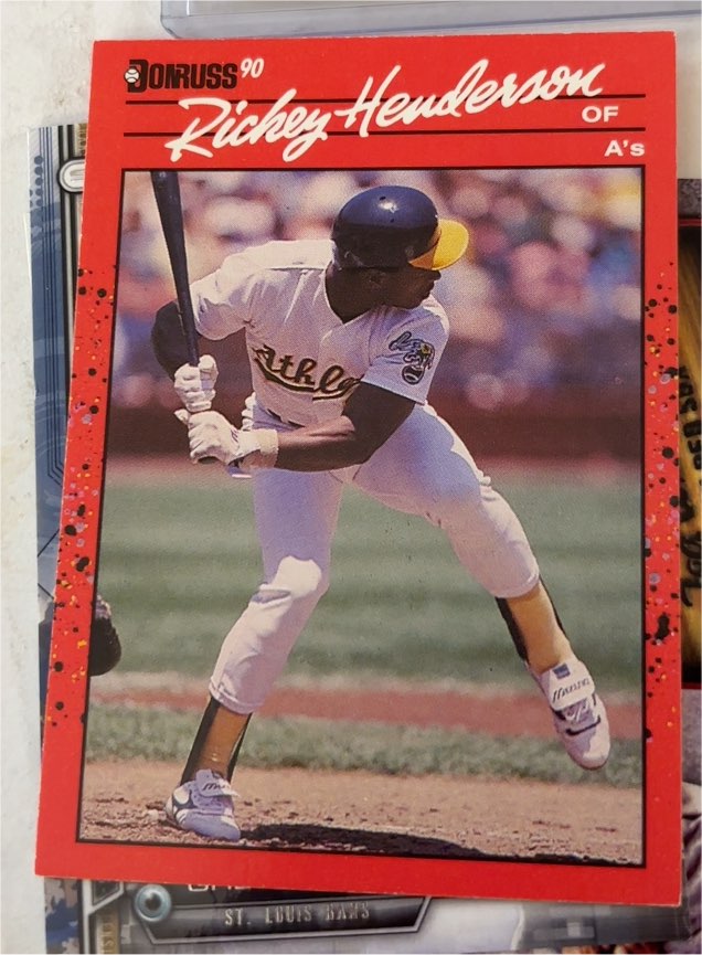 1990 Donruss #304 Rickey Henderson — front
