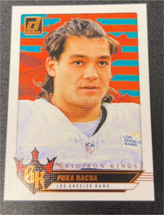 2024 Donruss #2 Puka Nacua Gridiron Kings Los Angeles Rams — front